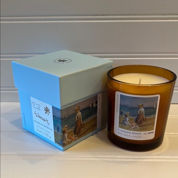 Paddywax Renoir Impressionist Series Candle Sea Salt + Sage Scented 6oz - Picture 3 of 4
